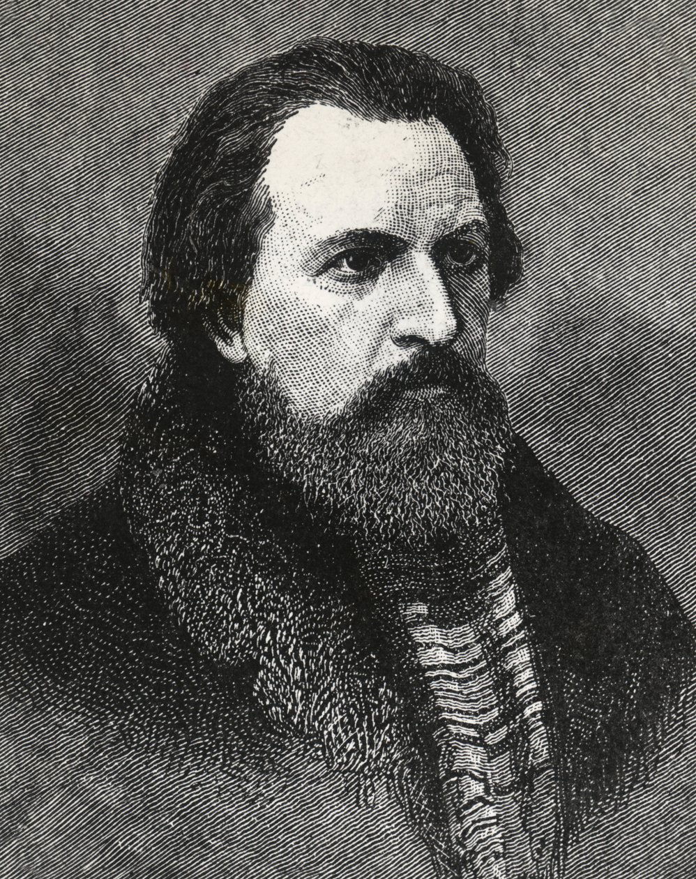 Portrait of Apollo Grigoryev (1822-1865) Russian poet and critic -Apollo Grigoriev poet and literary critic and Russian theatral - av Unknown artist