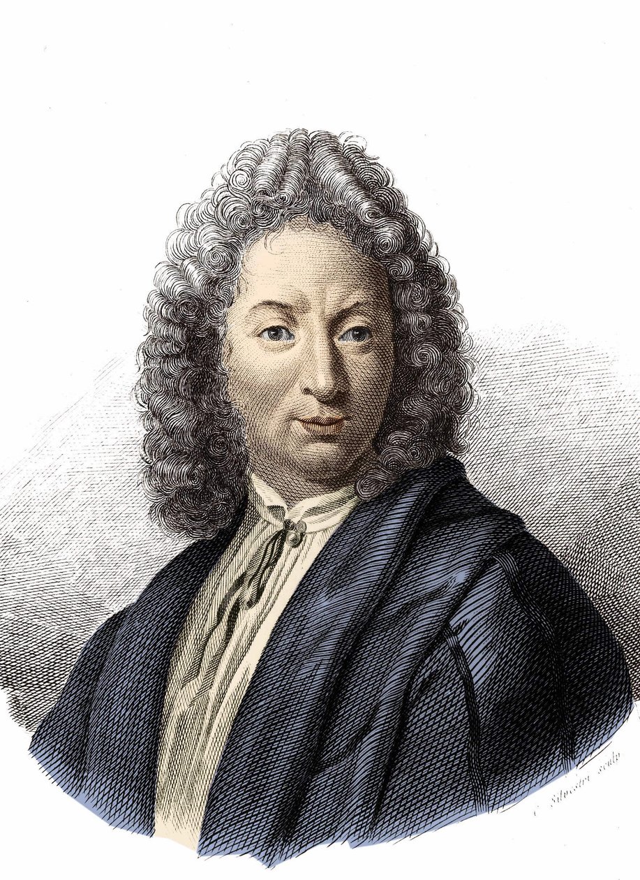 Porträtt av Arcangelo Corelli (1653 - 1713) av Unknown artist