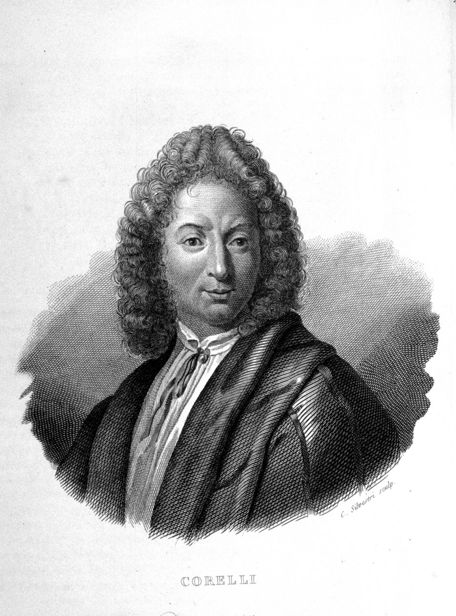 Porträtt av Arcangelo Corelli (1653 - 1713) av Unknown artist