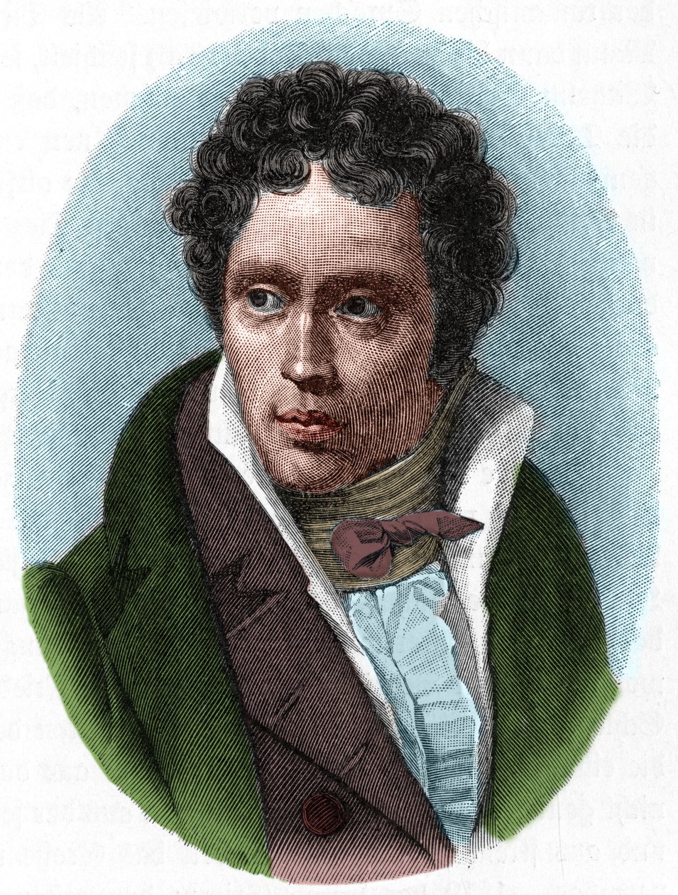 Porträtt av Arthur Schopenhauer, tysk filosof (1788-1860). av Unknown artist