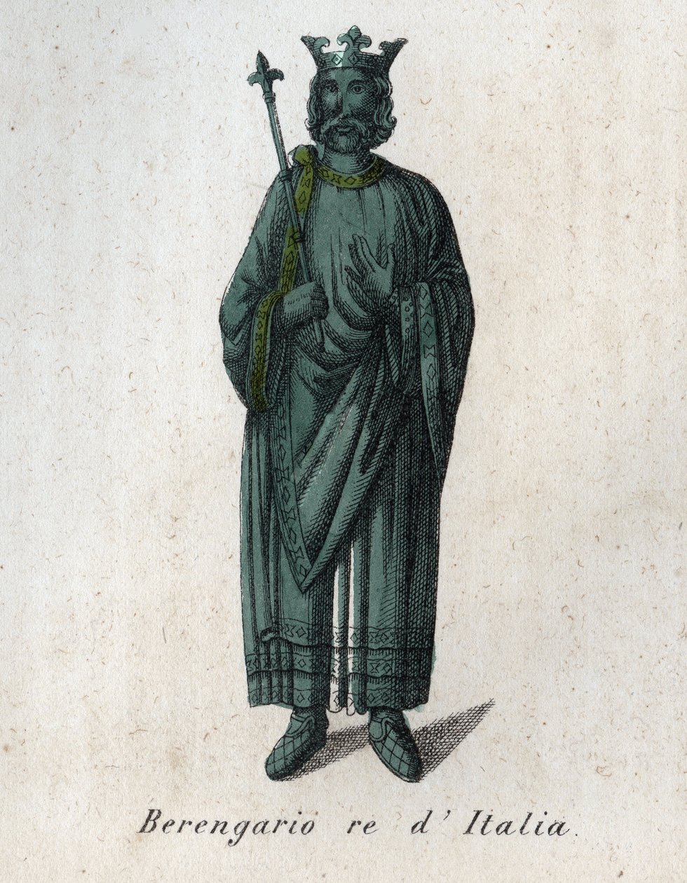 Porträtt av Berengar II kung av Italien (900-966) - Berenger II ou ou ou Berenger d