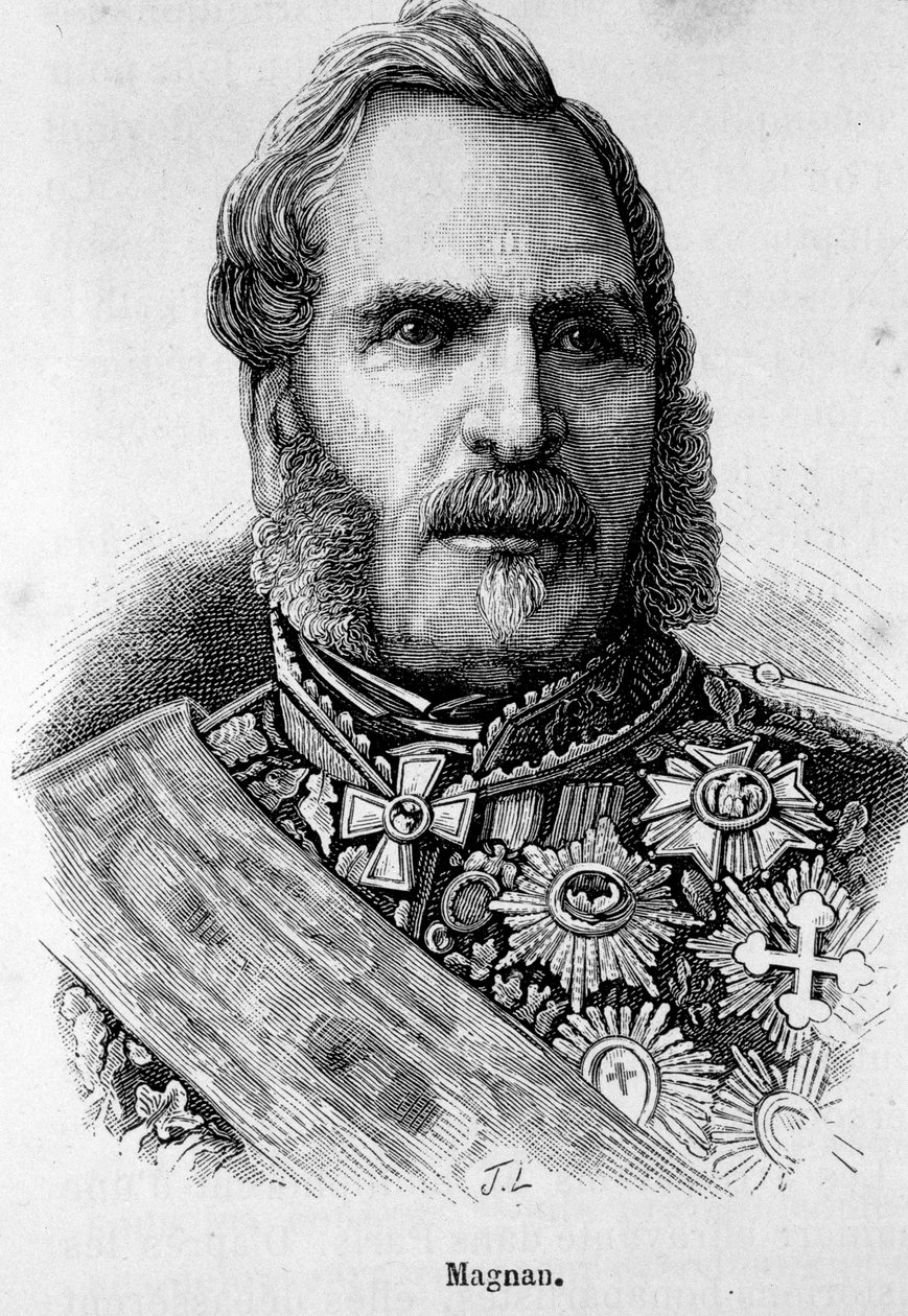 Porträtt av Bernard Pierre Magnan (1791-1865), Marechal av Frankrike. av Unknown artist