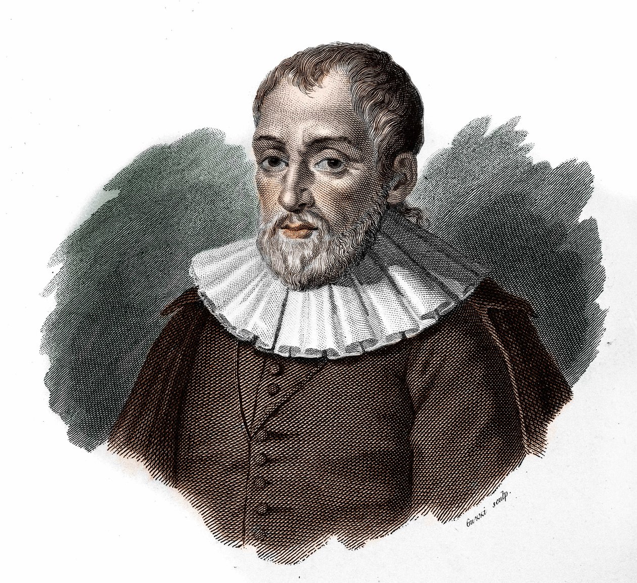 Porträtt av Bernardino Telesio.Humanist av Unknown artist