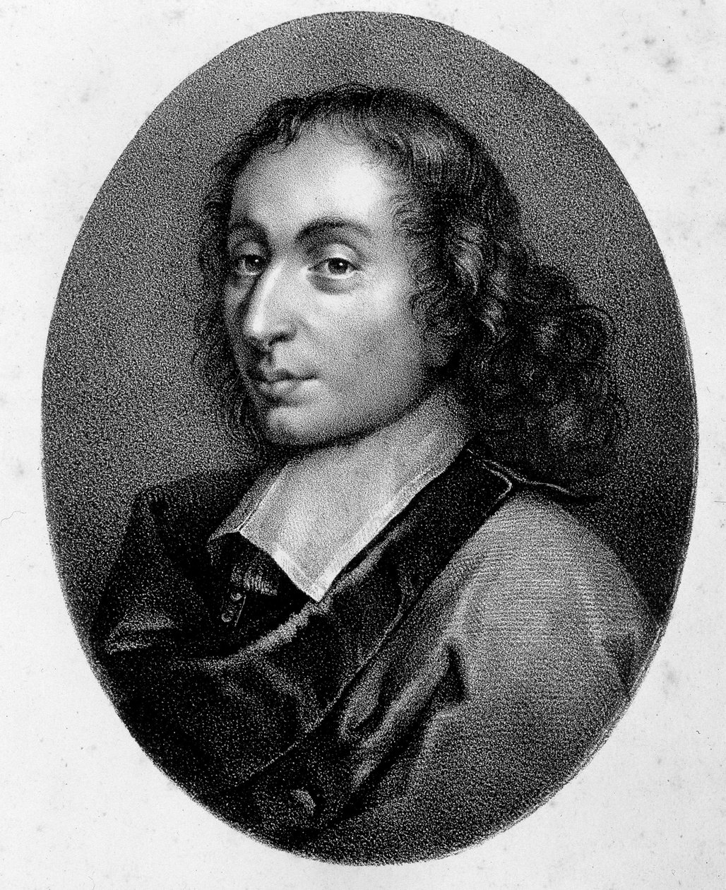 Porträtt av Blaise Pascal (1623 - 1662) av Unknown artist