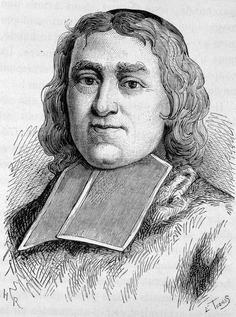 Porträtt av kardinal Fleury (1653 - 1743) (André Hercule de Fleury). Gravyr från slutet av 1800-talet i "Histoire de France"" av H. Martin. av Unknown artist