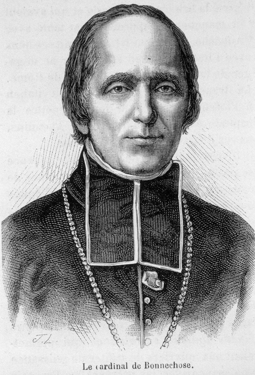 Porträtt av kardinal de Bonnechose av Unknown artist