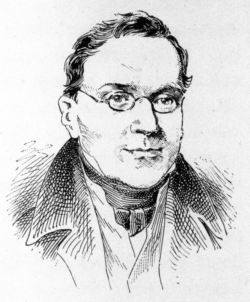 Porträtt av Carl Czerny (1791 - 1857). Wiener pianist och kompositör. av Unknown artist