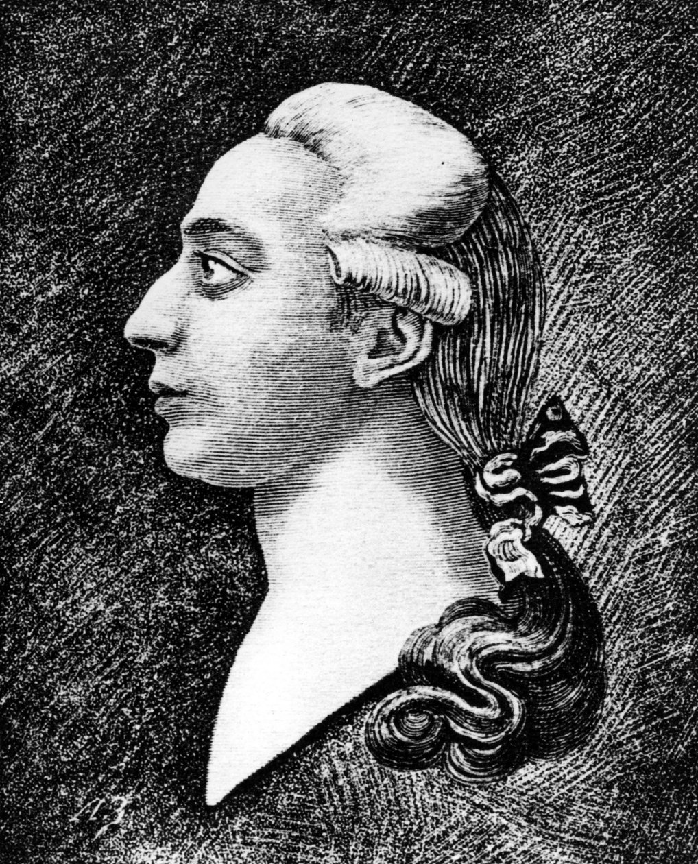 Porträtt av Casanova. 1800-talsgravyr. av Unknown artist
