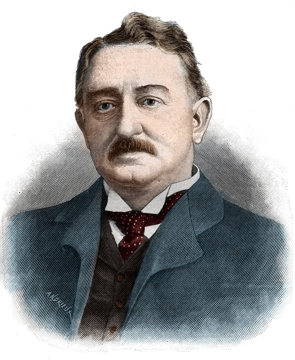 Porträtt av Cecil John Rhodes (1853-1902), brittisk affärsman och kolonialadministratör. av Unknown artist