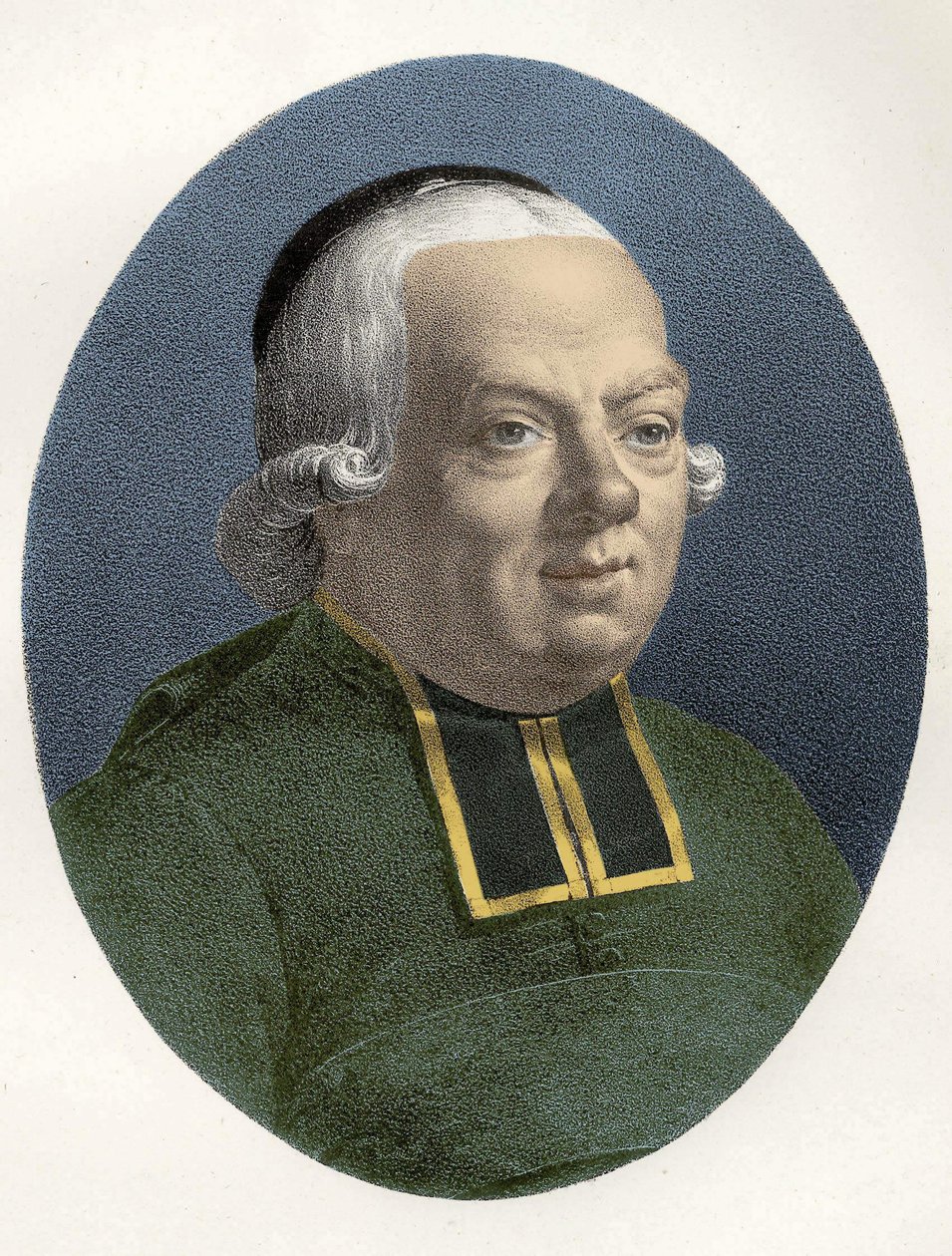 Porträtt av Charles, Abbe of the Epee (1712 - 1789), fransk pedagog. av Unknown artist