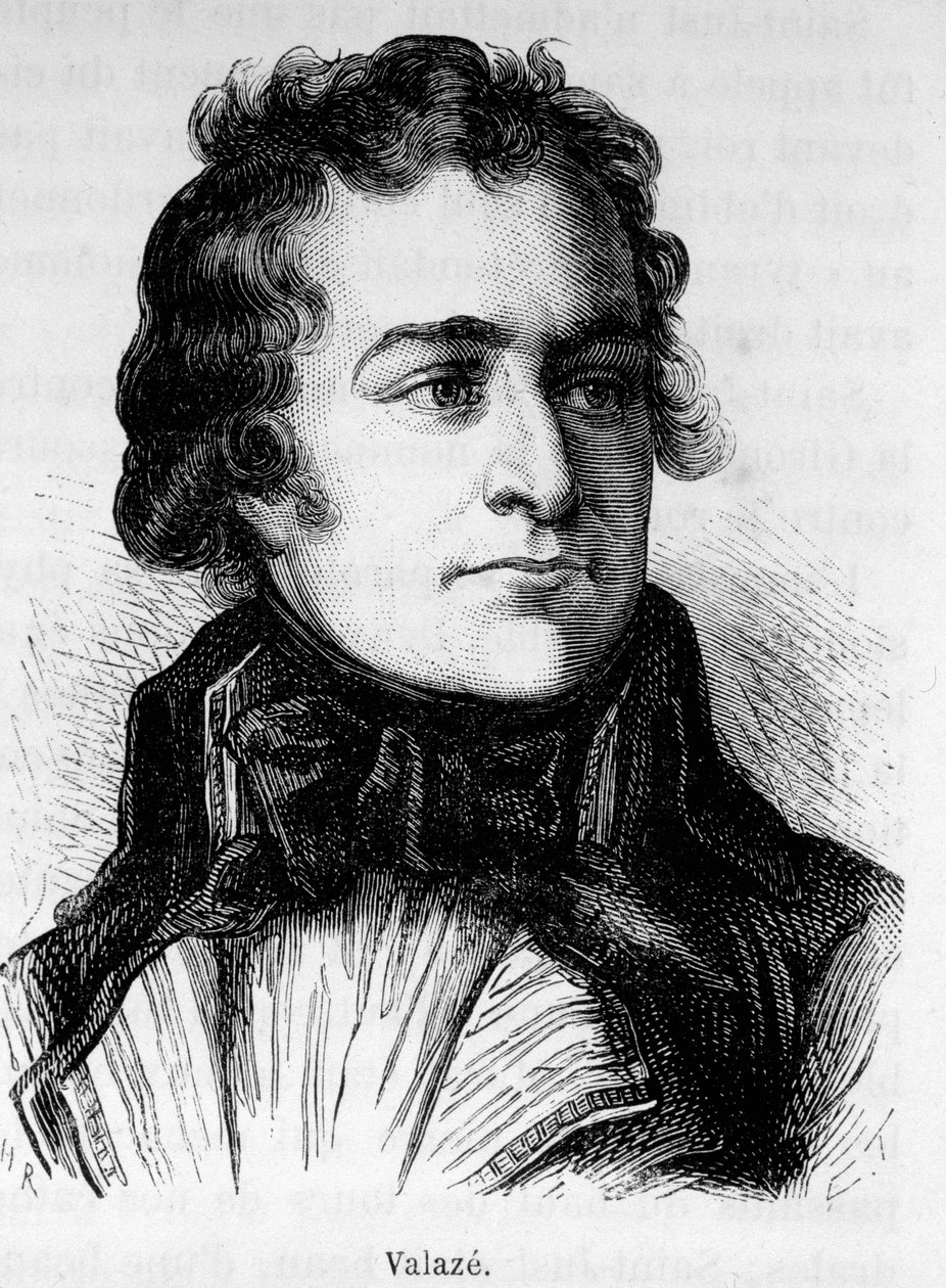 Porträtt av Charles Eleonor Dufriche de Valaze, dit Dufriche-Valaze (1751-1793), fransk politiker. av Unknown artist