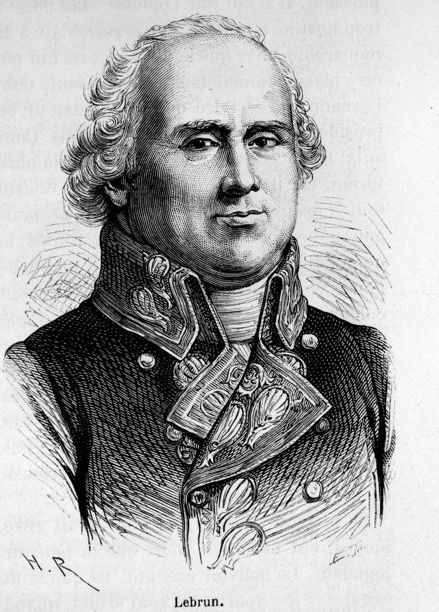 Porträtt av Charles Francois Lebrun (1739-1824), fransk politiker. av Unknown artist