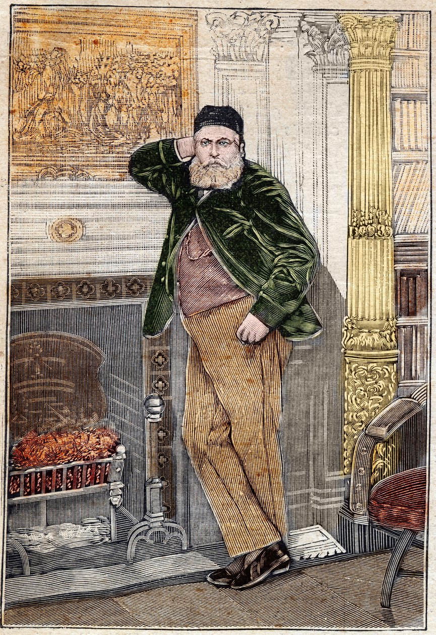 Porträtt av Charles Gounod (1818-1893), fransk kompositör. av Unknown artist