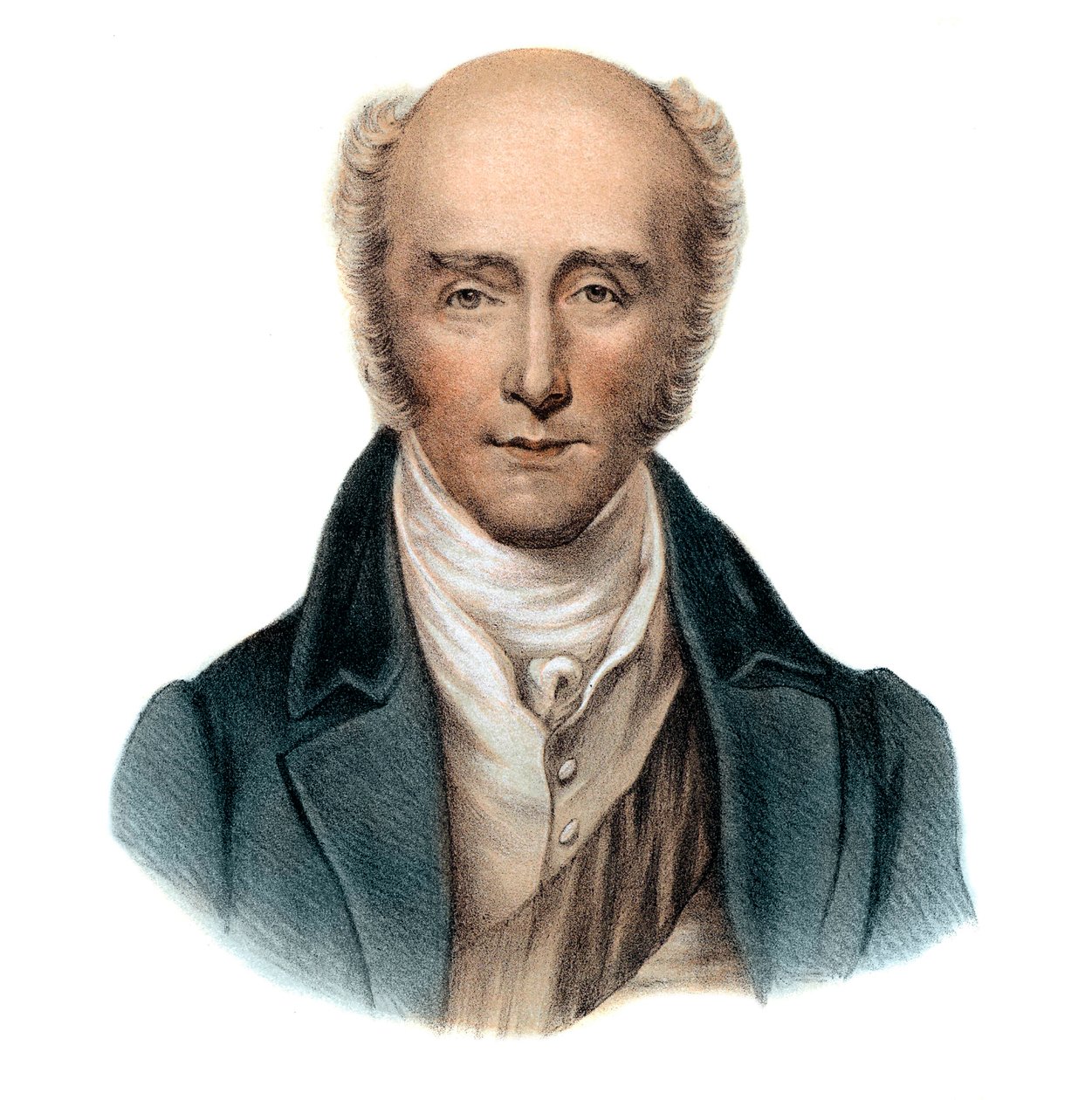Porträtt av Charles Grey, 2nd Earl Grey (1764-1845) engelsk whig (liberal) politiker av Unknown artist