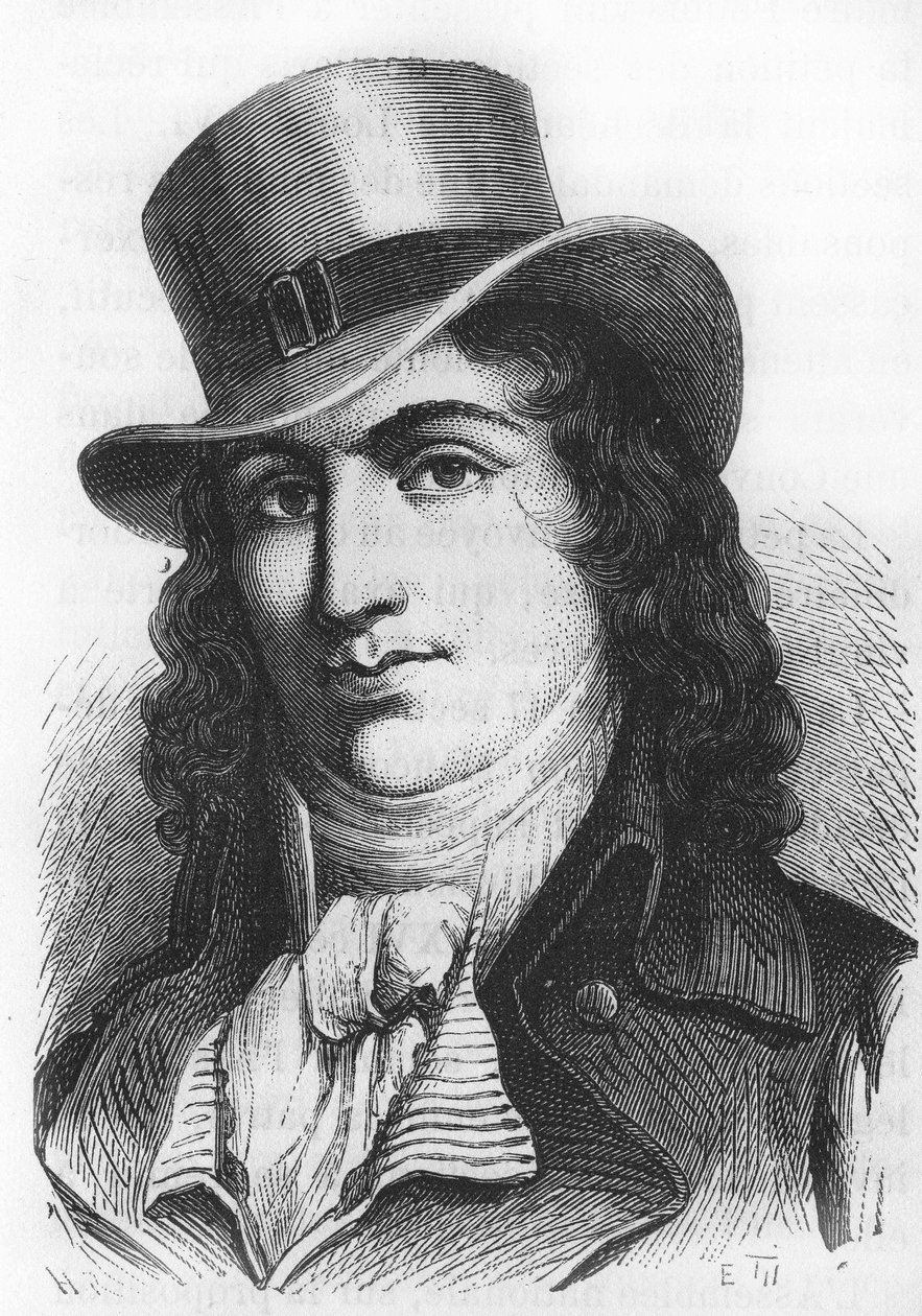 Porträtt av Charles Jean Marie Barbaroux (1767-1794), fransk politiker. av Unknown artist