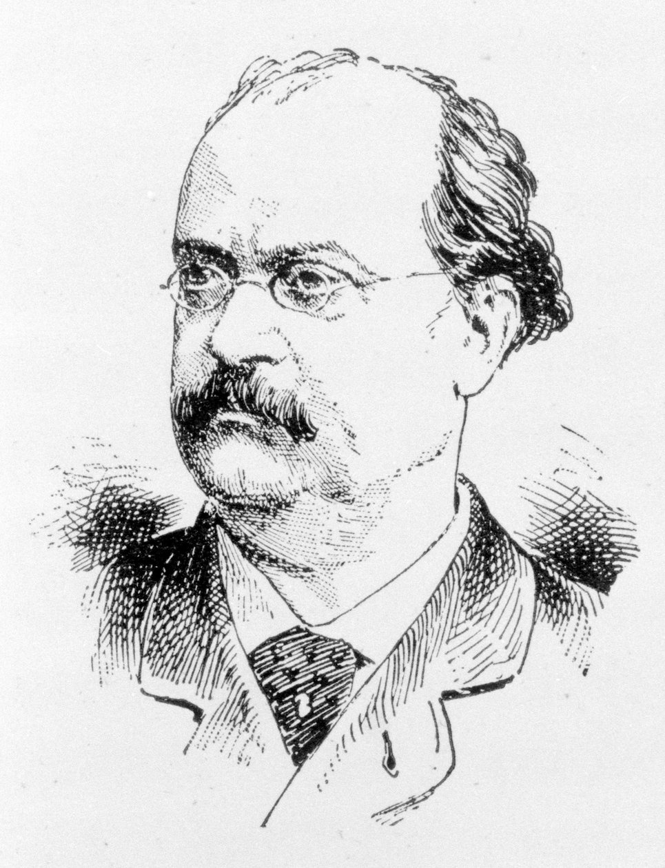 Porträtt av Charles Lecocq (1832 - 1918), fransk kompositör. av Unknown artist