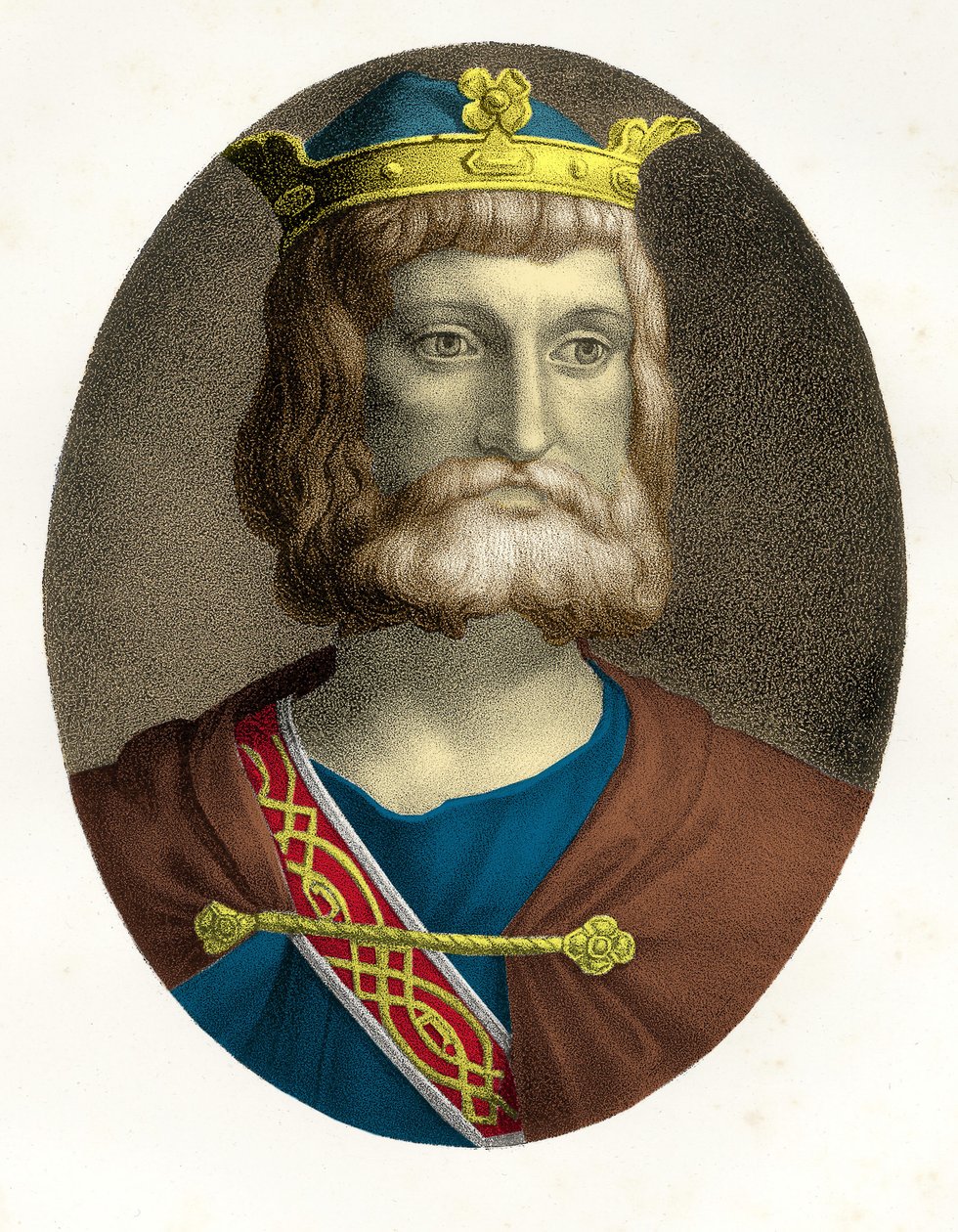 Porträtt av Charles Martel (688-741) av Unknown artist