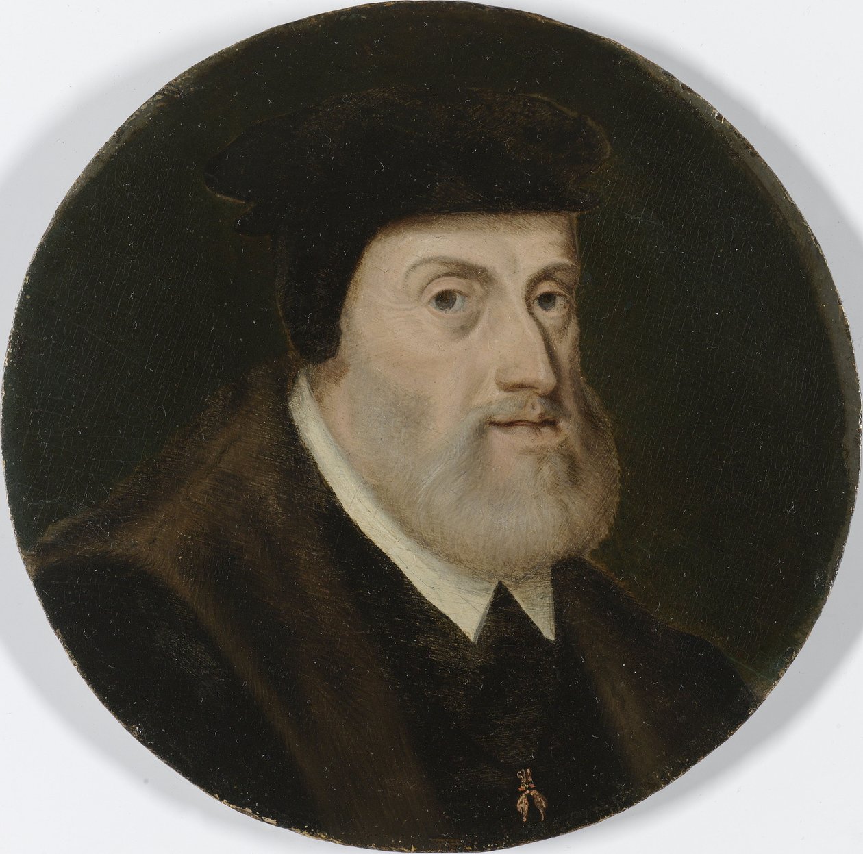 Porträtt av Karl V, ca 1550 (olja på panel) av Unknown artist