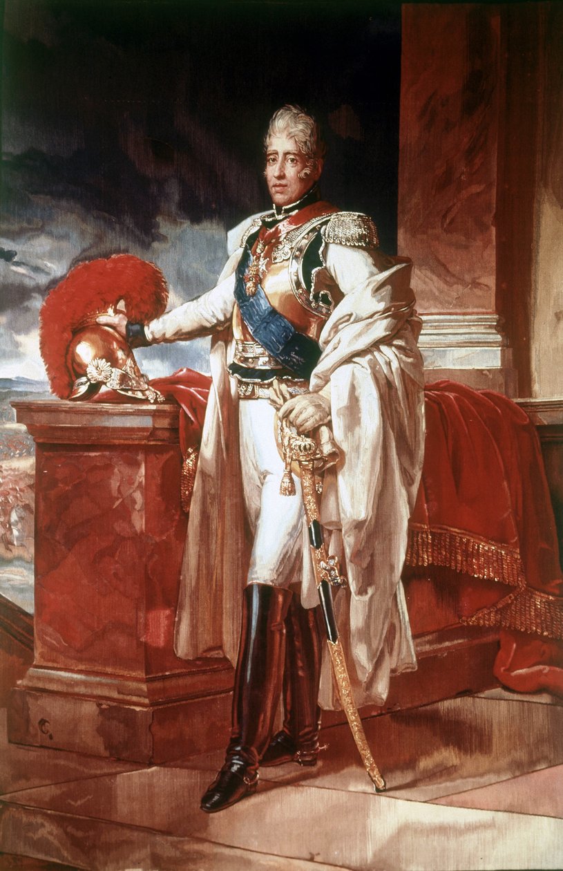 Porträtt av Karl X (1757 - 1836), kung av Frankrike från 1824 till 1830. Målning. Museet i Capodimonte, Neapel. av Unknown artist