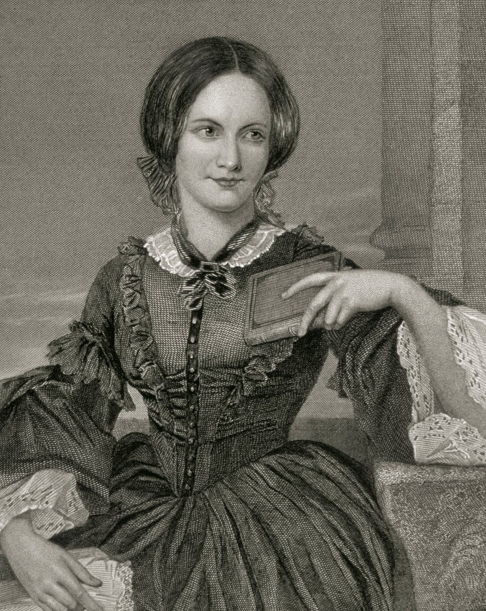 Porträtt av Charlotte Bronte av Unknown artist