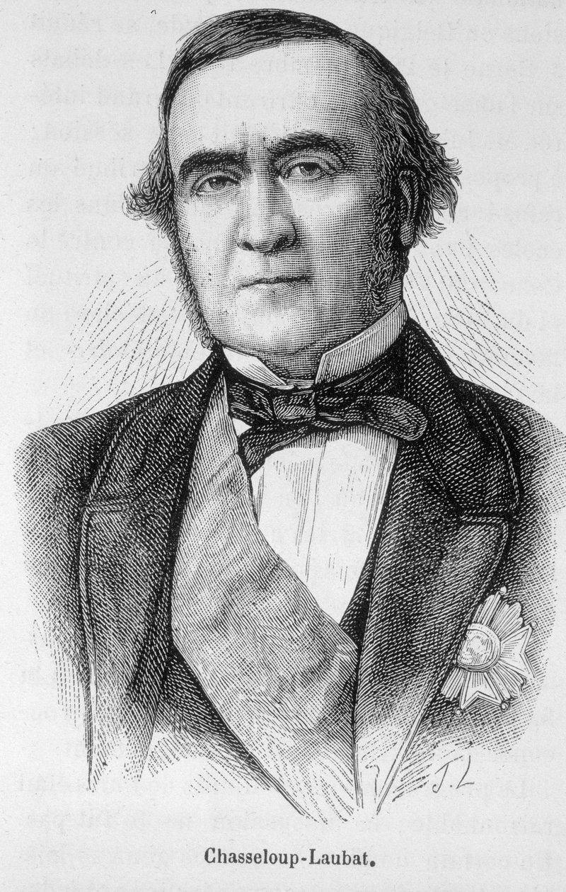 Porträtt av Chasseloup - Laubat av Unknown artist