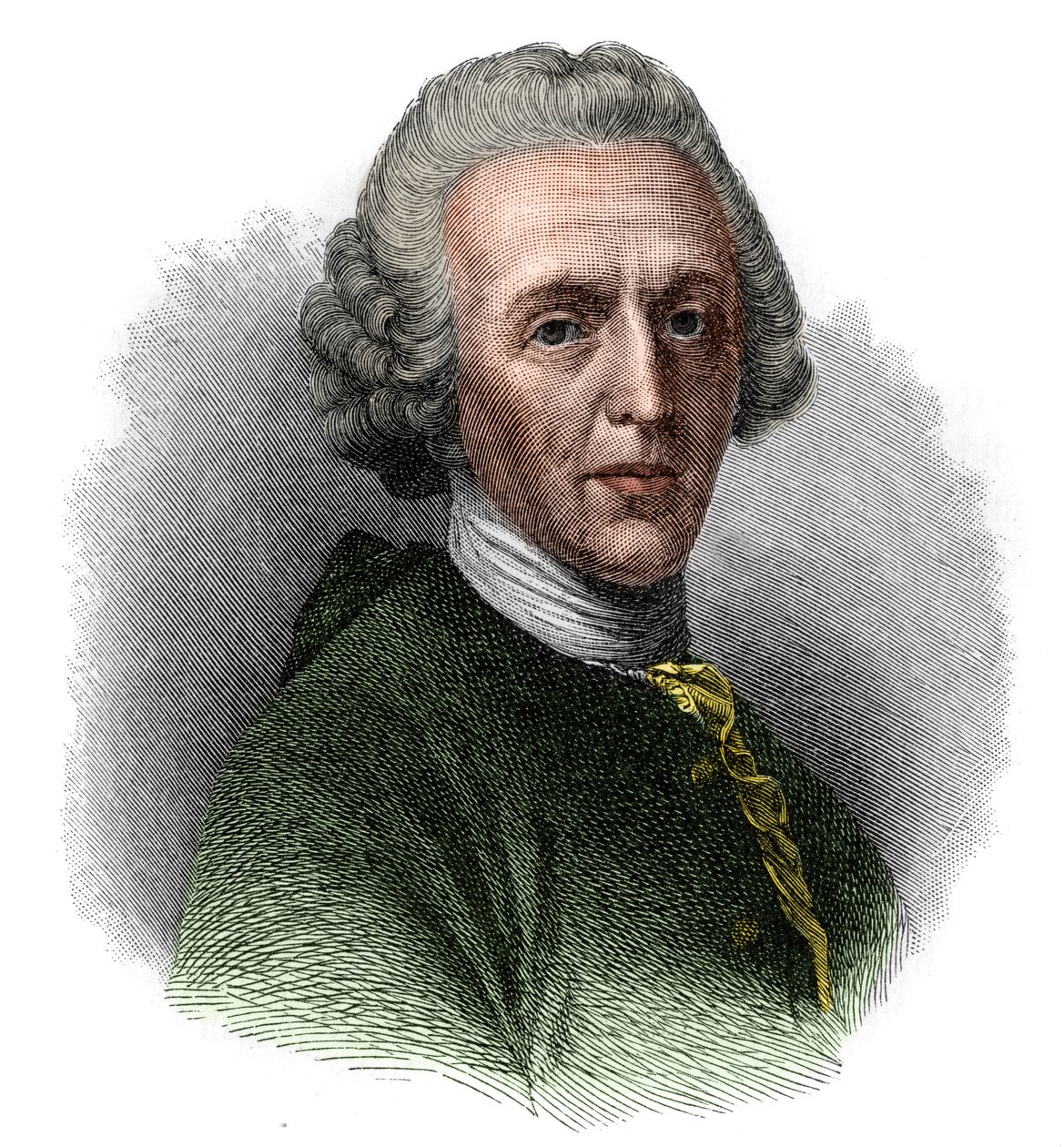 Porträtt av Christian Furchtegott Gellert av Unknown artist