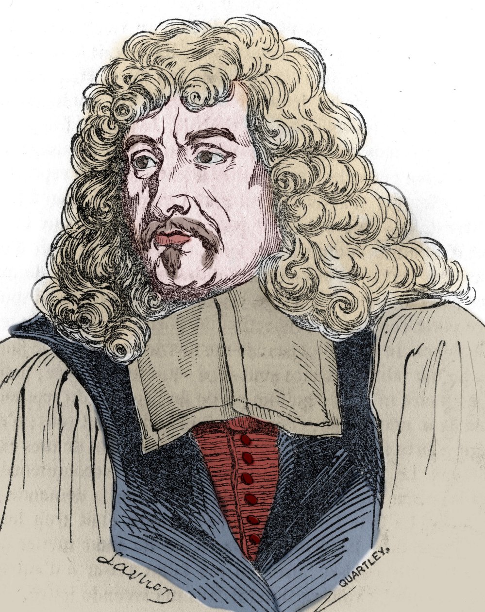 Porträtt av Claude Ballin (1615-1678) guldhuvud av Ludvig XIV:s rege. av Unknown artist