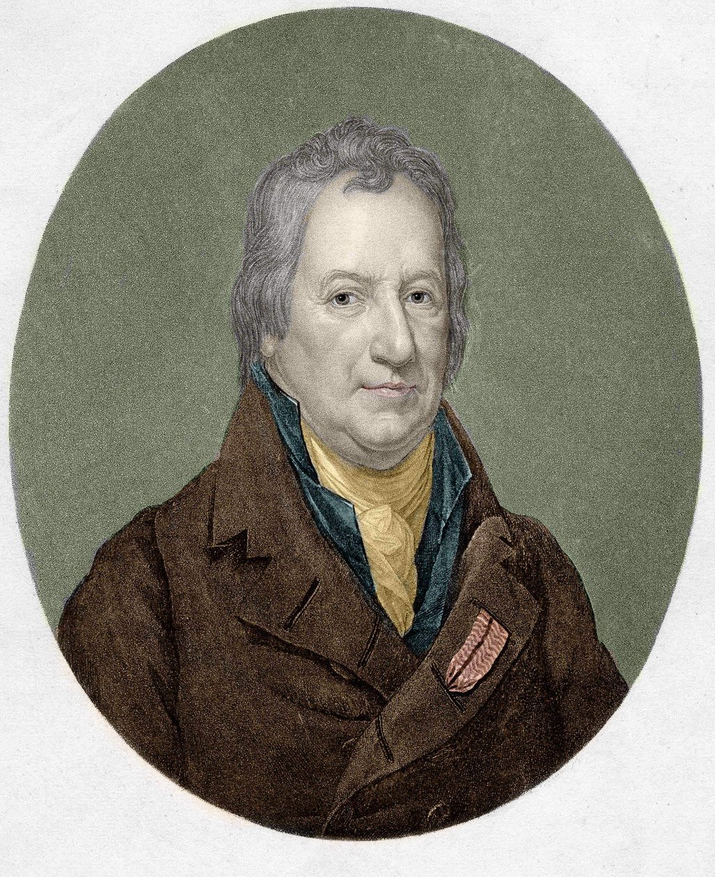Porträtt av Claude Louis, greve Berthollet (1748 - 1822), fransk kemist. av Unknown artist