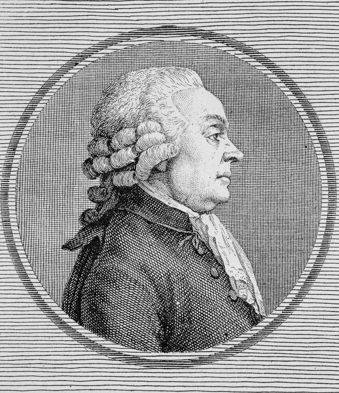 Porträtt av Dionis du Séséjour (1734 -?). Gravyr från slutet av 1800-talet i "Histoire de France"" av H. Martin. av Unknown artist