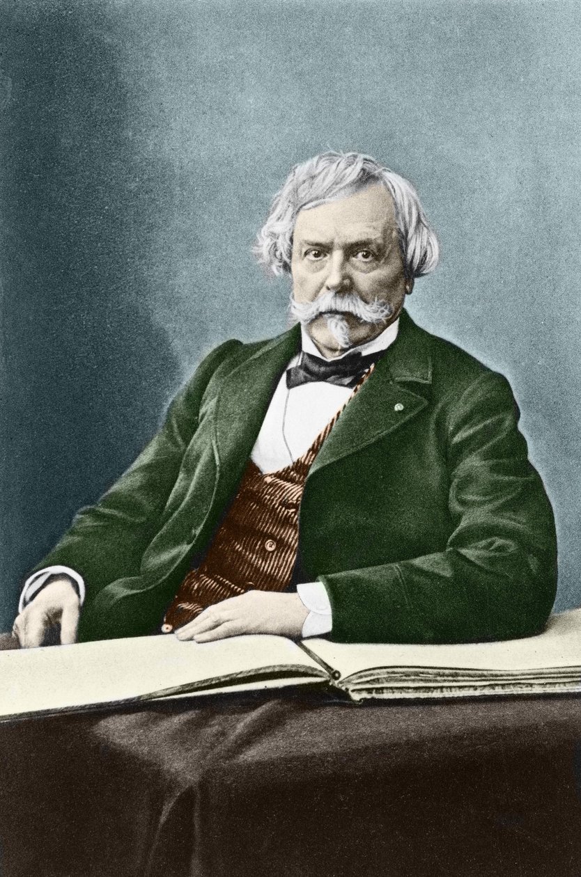 Porträtt av Edmond Huot de Goncourt (1822 - 1896), fransk historiker och författare. av Unknown artist