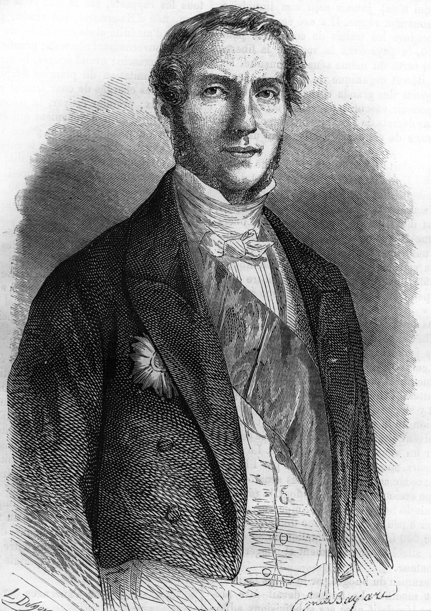 Porträtt av Edouard Drouyn de Lhuys (1805-1881), fransk diplomat och politiker. av Unknown artist