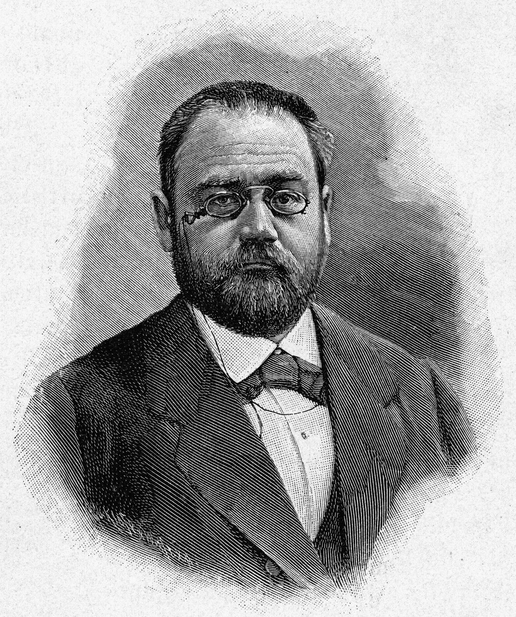 Porträtt av Emile Zola, av Unknown artist