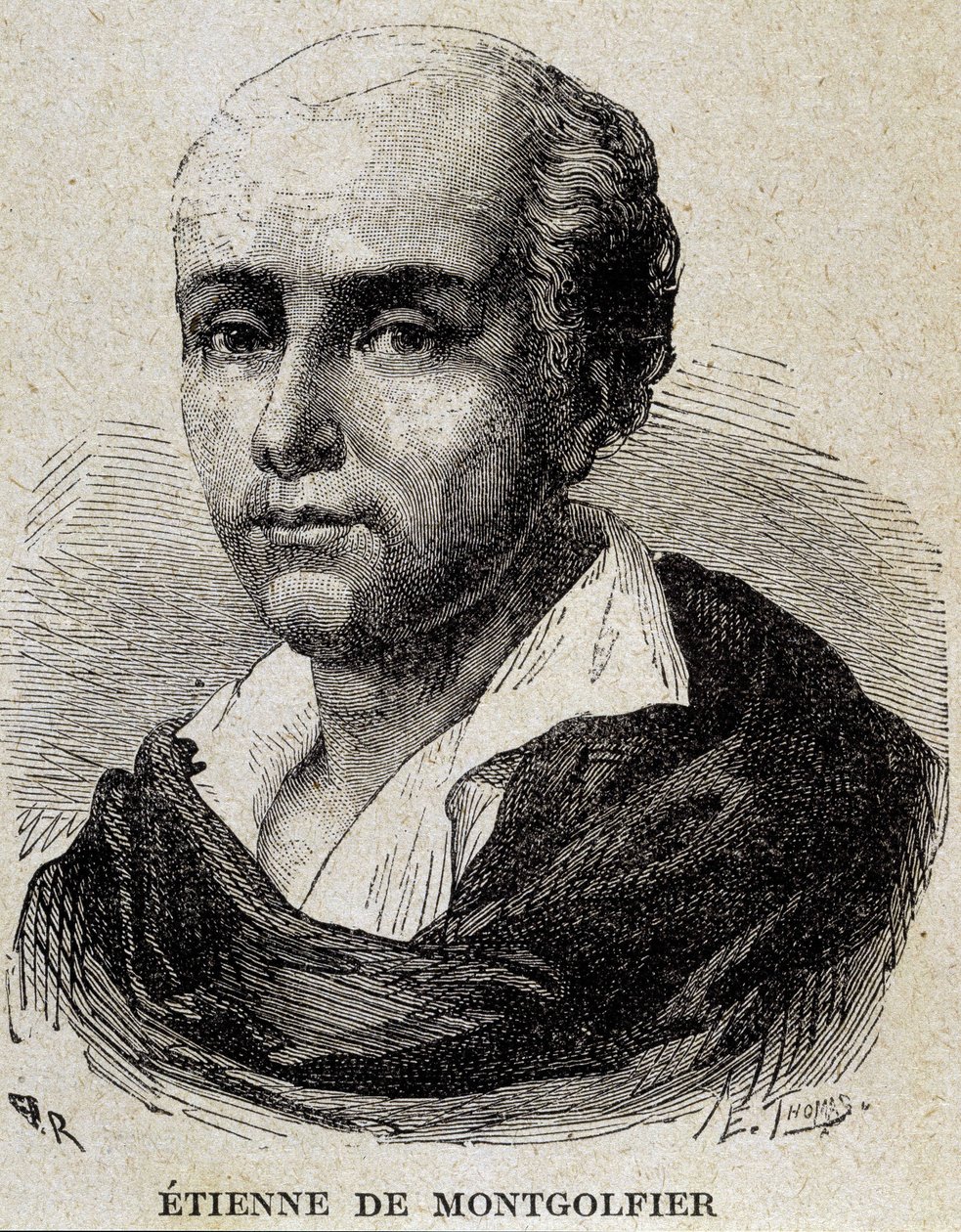 Porträtt av Etienne de Montgolfier (1745 - 1799). av Unknown artist