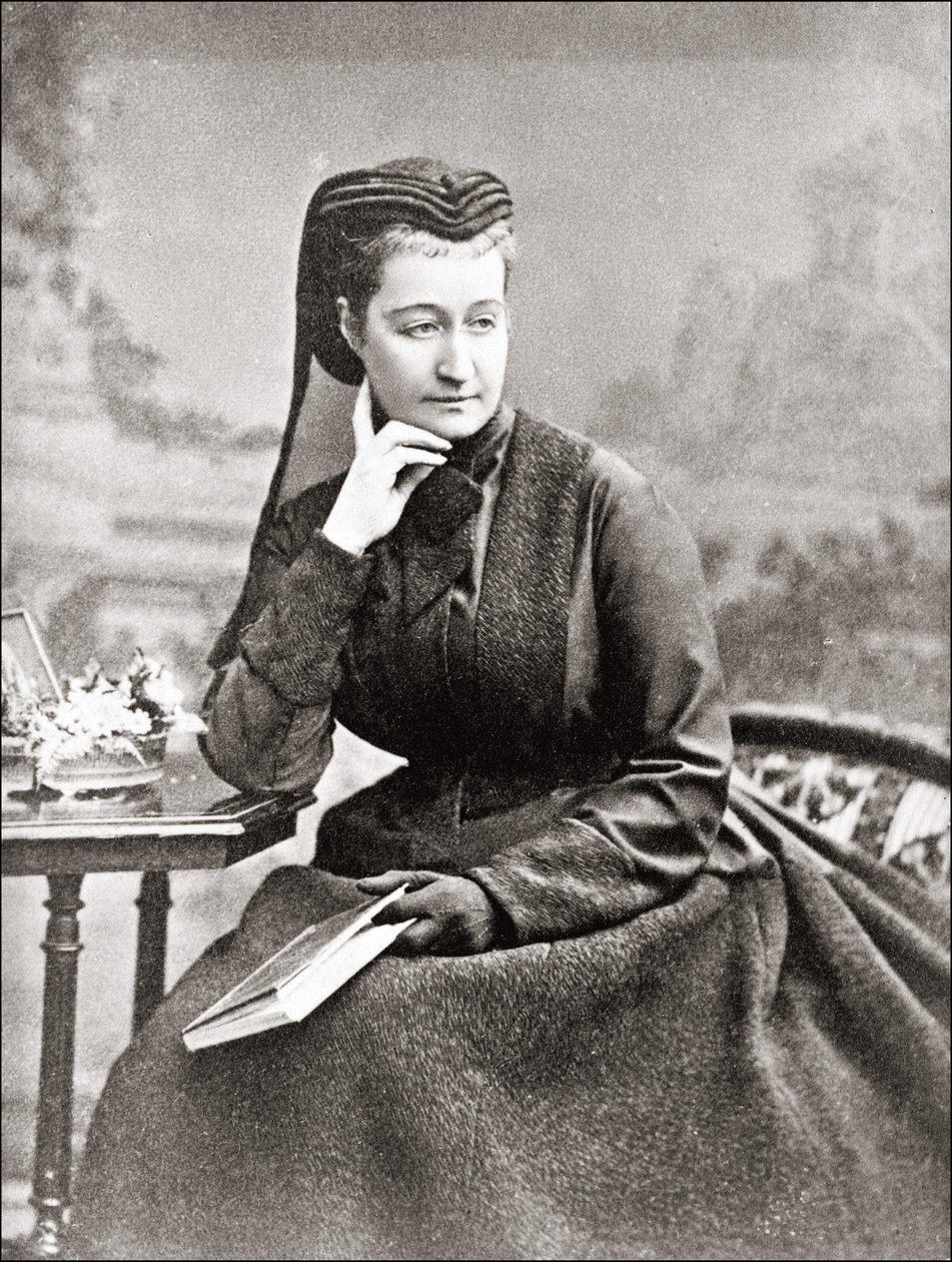 Porträtt av Eugenia, hustru till Napoleon III och drottning av fransmännen. 1800-talet. av Unknown artist