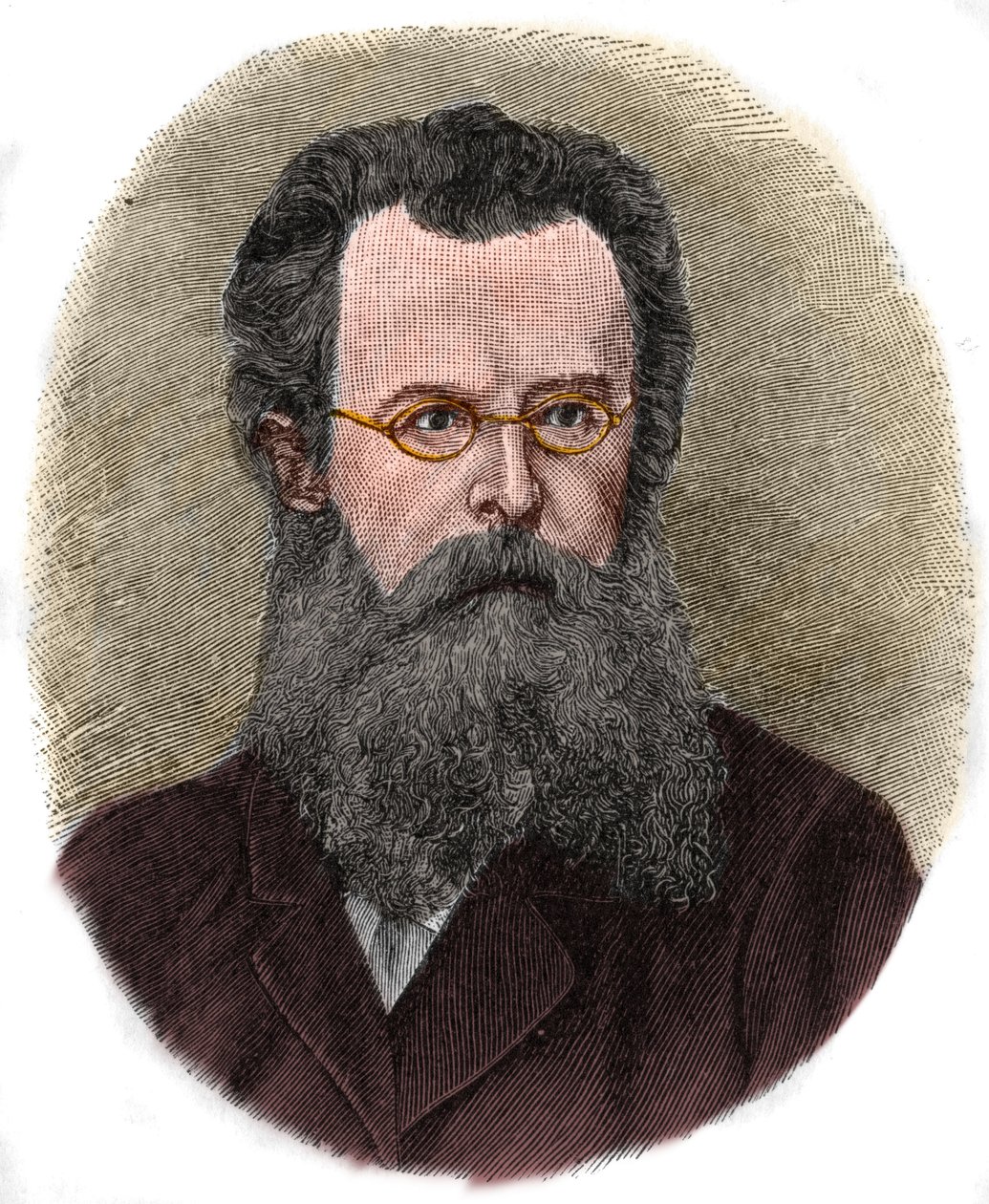 Porträtt av Felix Dahn (1834-1912), tysk författare, professor och historiker. av Unknown artist