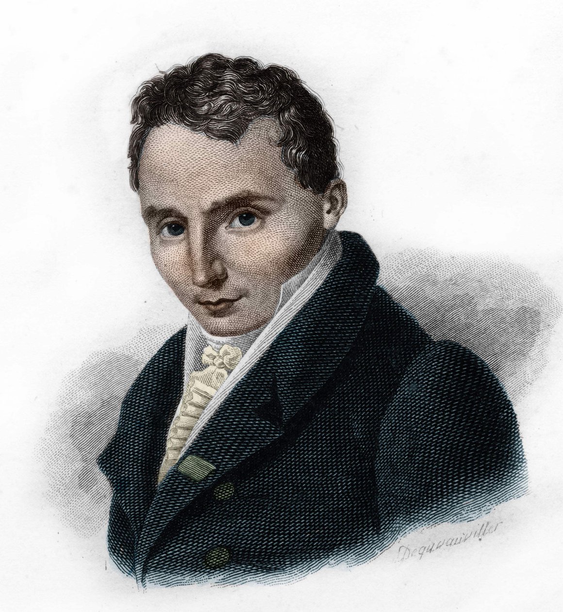 Porträtt av Ferdinand Hérold (1791 - 1833), fransk kompositör. av Unknown artist