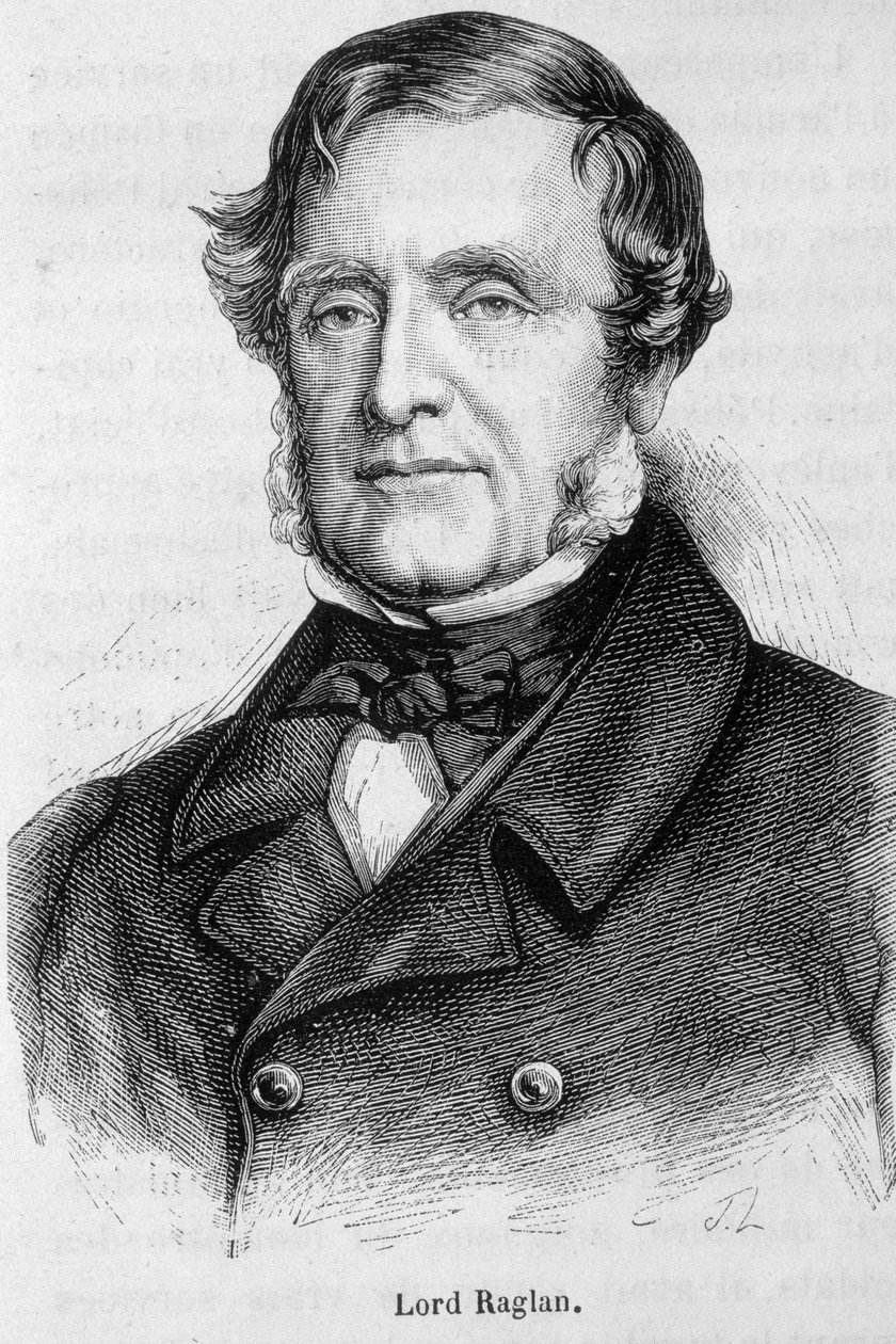 Porträtt av Fitz Roy James Henry Somerset, förste baron Raglan (Lord Raglan av Unknown artist