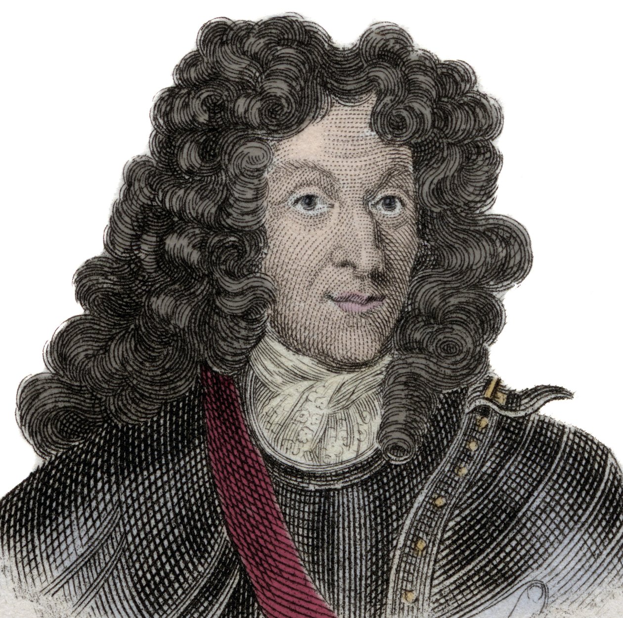 Porträtt av Francois-Henri de Montmorency-Bouteville (Francois Henri de Montmorency Bouteville) (1628-1695), marechal av Luxemburg, hertig av Piney och fransk general. av Unknown artist
