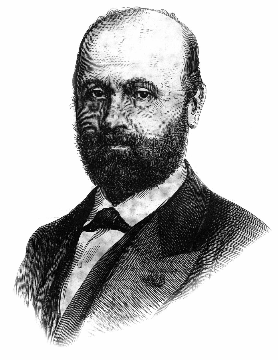 Porträtt av Francois Bazin (1816-1878), fransk kompositör. av Unknown artist
