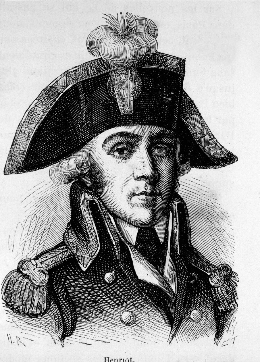 Porträtt av Francois Hanriot (1761-1794), fransk revolutionär av Unknown artist