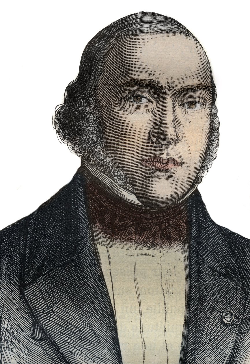 Porträtt av Francois Jean Leon de Maleville, känd som Leon de Maleville (1803, -1879), fransk politiker. av Unknown artist