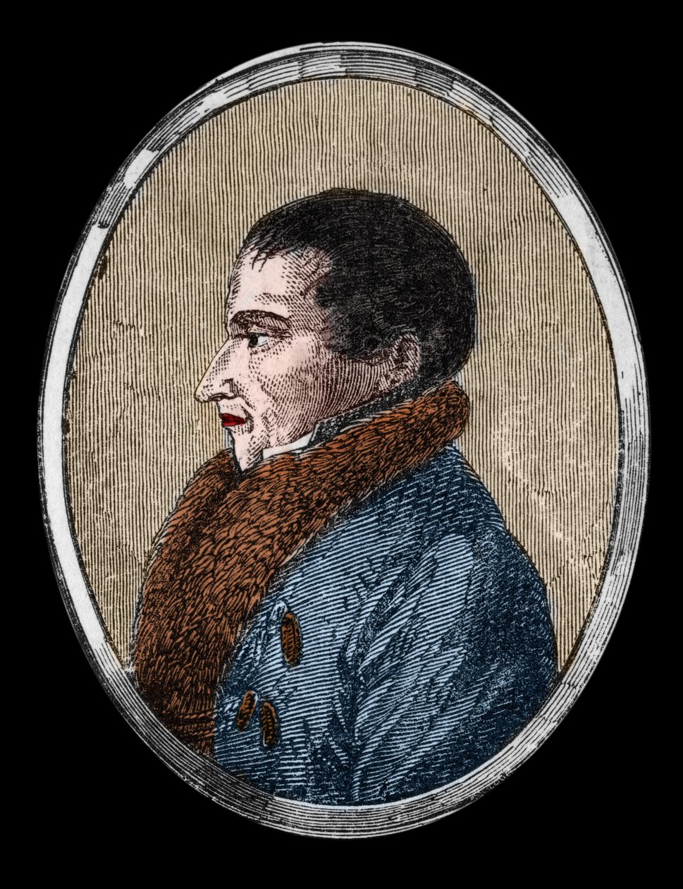 Porträtt av den franska naturforskaren Francois Peron (1775-1810). av Unknown artist