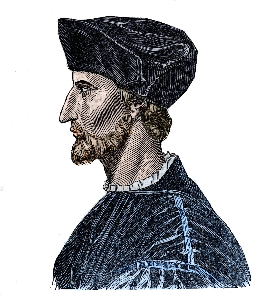 Porträtt av Francois Rabelais (1494-1553), fransk författare och läkare. av Unknown artist