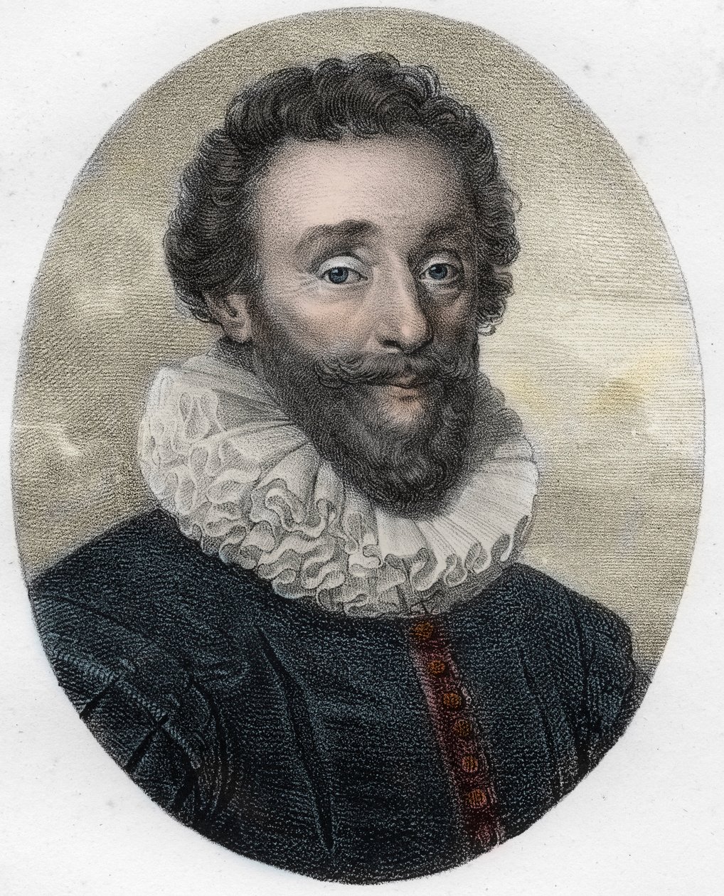Porträtt av Francois de Malherbe (1555-1628), engelsk poet, kritiker och översättare av Unknown artist