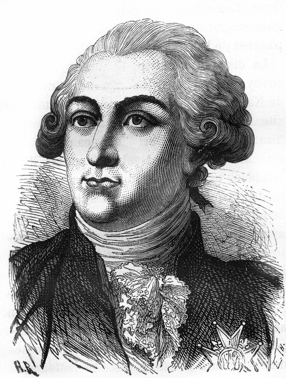 Porträtt av François Claude Amour, markis de Bouillé (1739-1800), fransk general. av Unknown artist