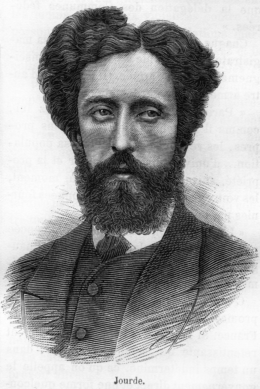 Porträtt av Francois Jourde. Franska revolutionären 1843-1893. av Unknown artist