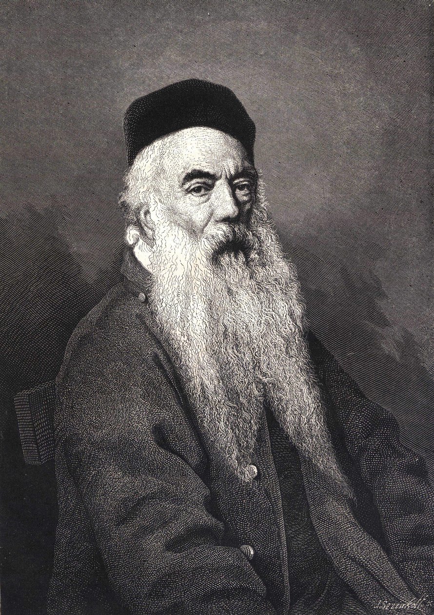 Porträtt av François Rude (1784 - 1855) fransk skulptör. av Unknown artist