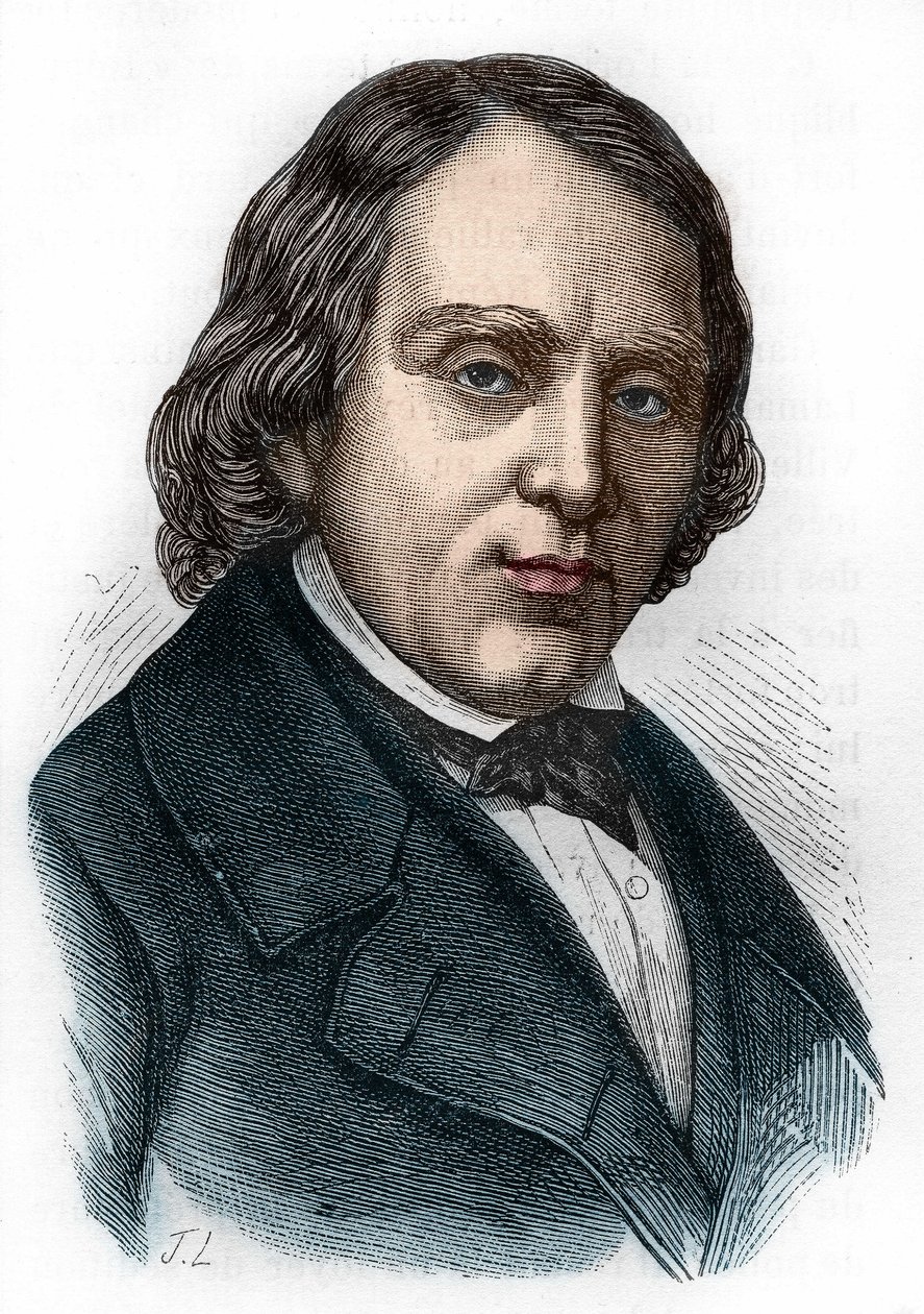 Porträtt av François Vincent Raspail (1794-1878), fransk biolog, kemist och politiker. av Unknown artist