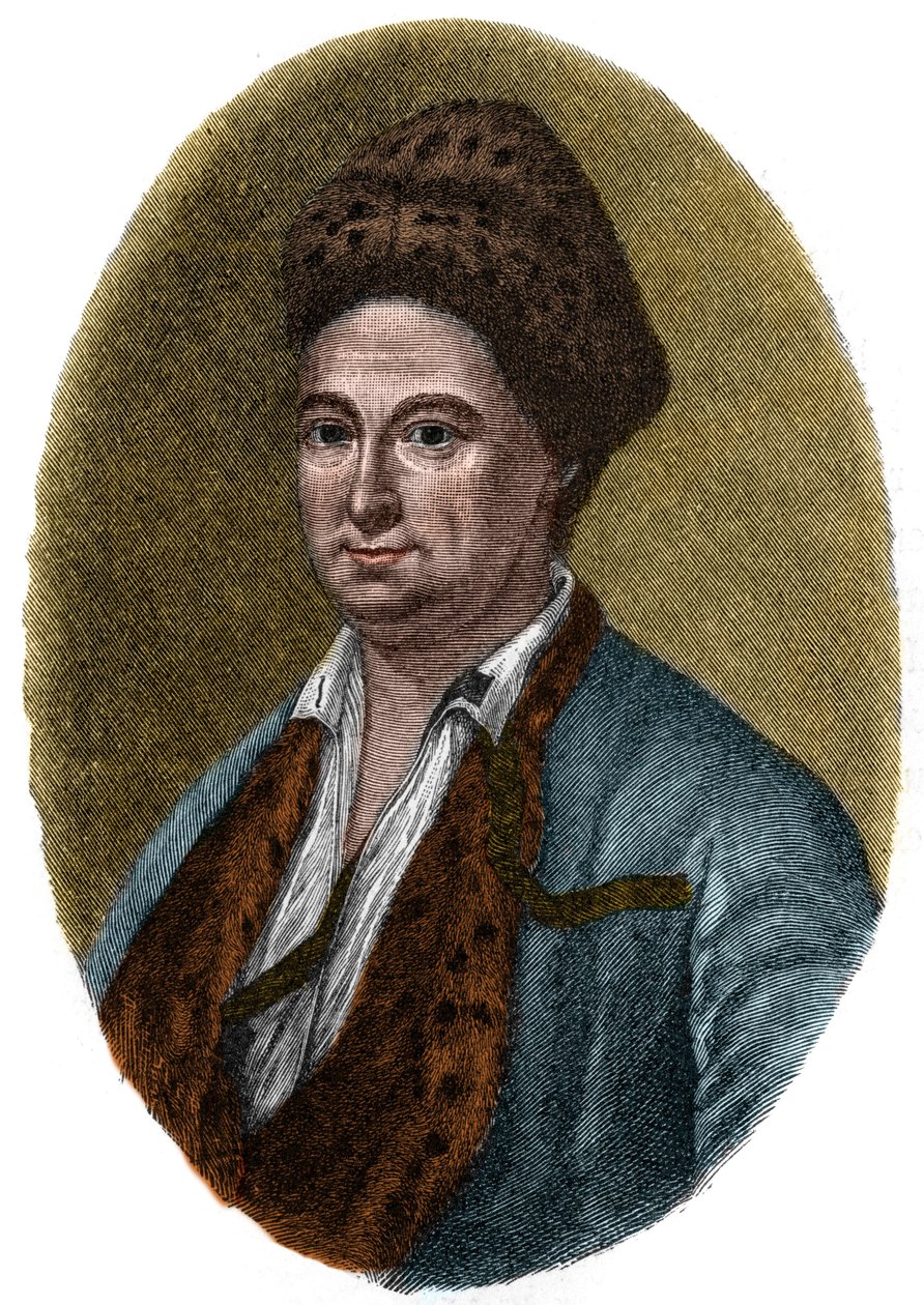 Porträtt av Friedrich von Hagedorn av Unknown artist