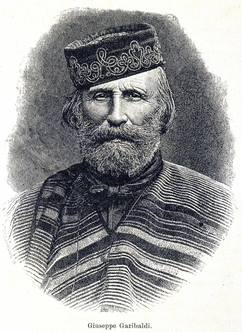 Porträtt av Garibaldi (1807 - 1882) av Unknown artist